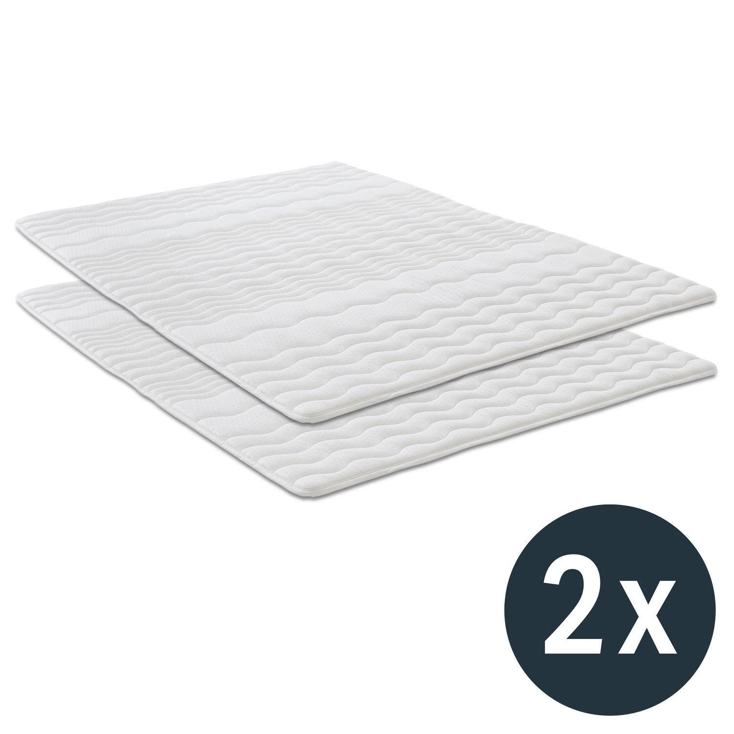 Matratzen Discount Topper Weiß 90x200 cm
