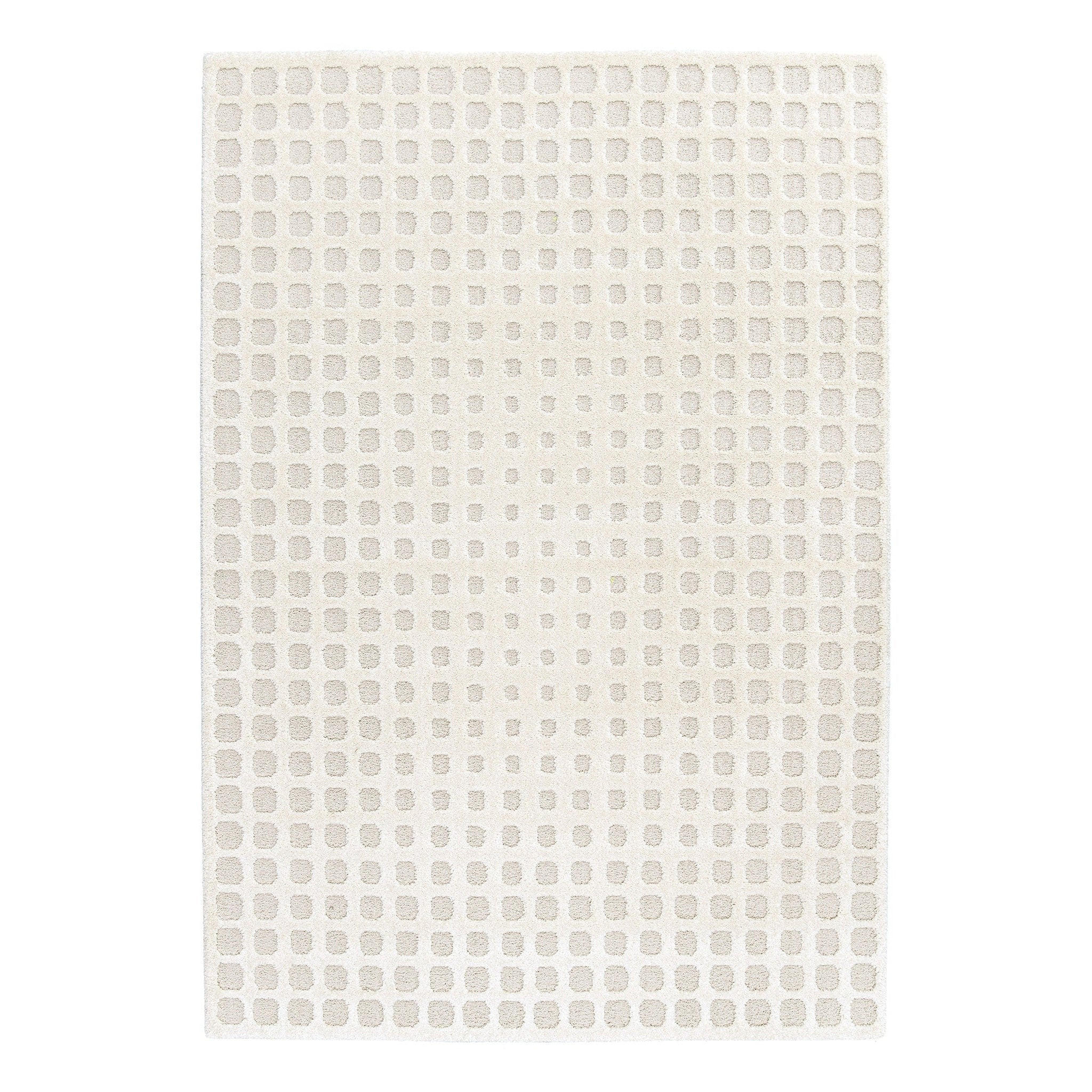 TEPPICH sehr weich mit Relief-Effekt beige - Beige, Textil (120/170cm) - AFK Living
