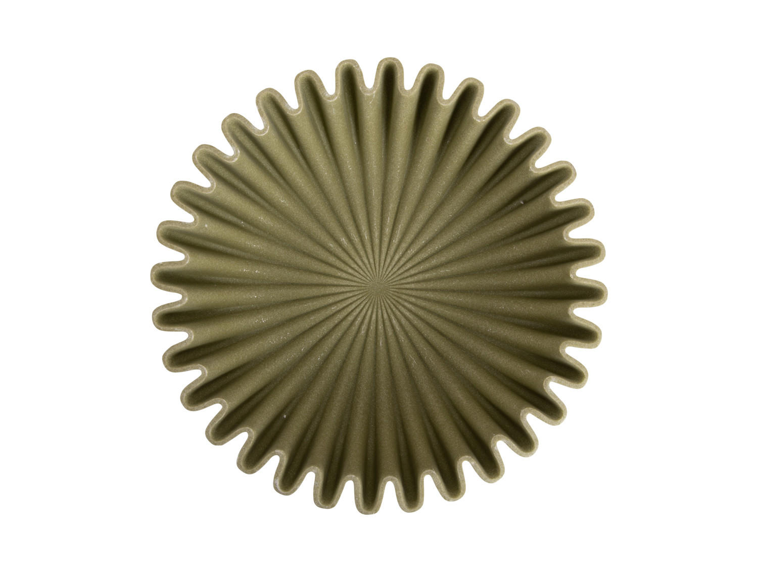 SCHALE Wave 30/30/7 cm - Grün, Kunststoff (30/7cm) - Present Time