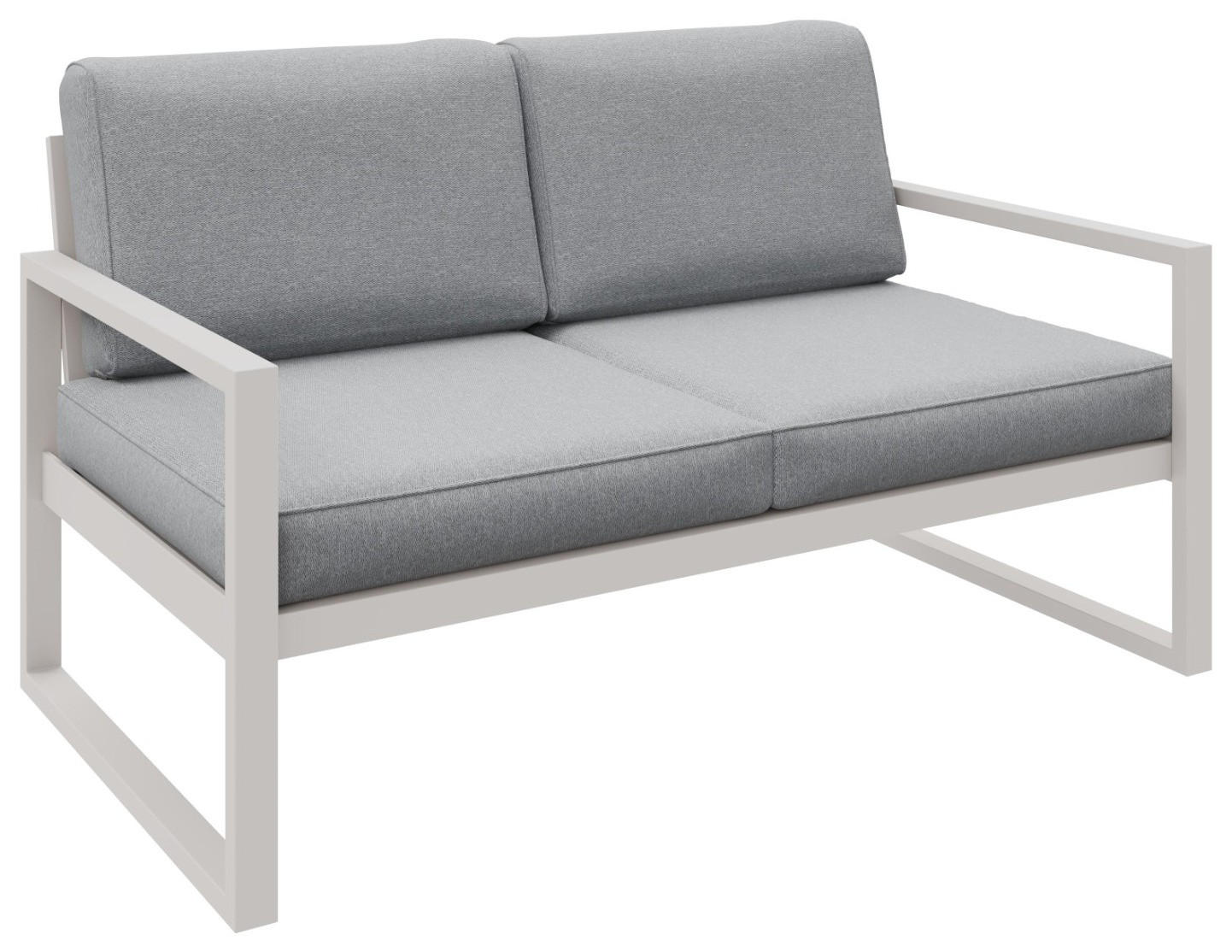 WFL Group Gartenbank Grau 146x86x80 cm