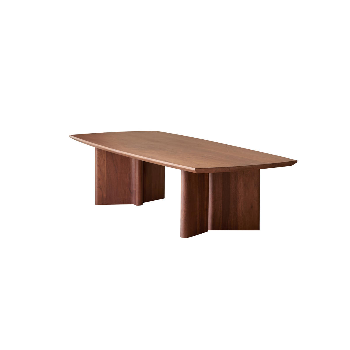 COUCHTISCH Suzanne Dunkelbraun aus Akazie - Dunkelbraun, Holz (60/140/35cm) - Tikamoon