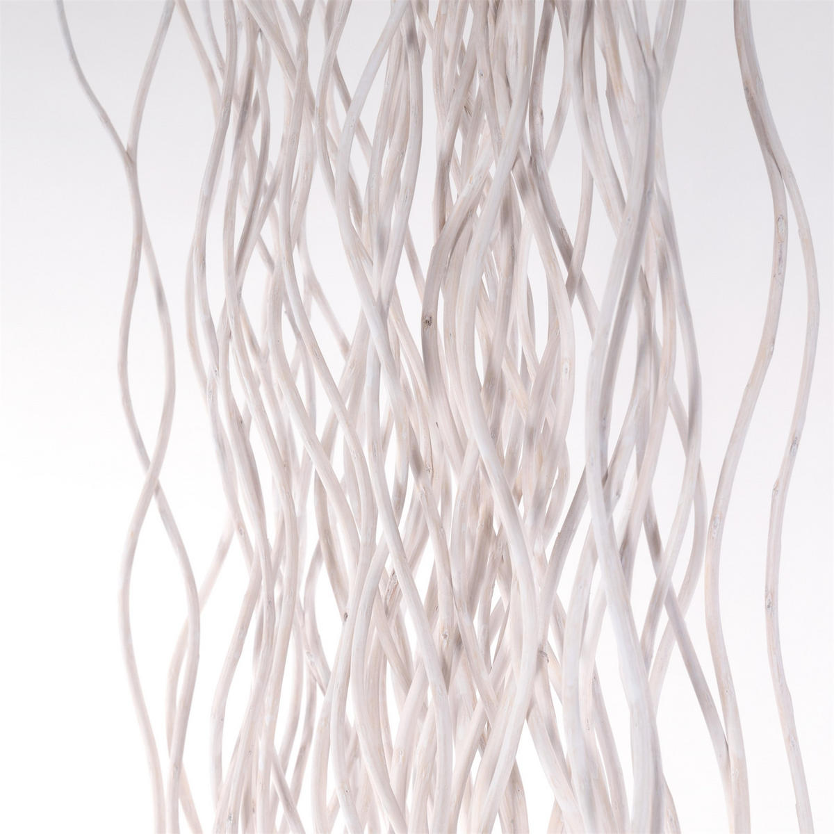RAUMTEILER WAVE Weidenzweige weiß - Weiß, Naturmaterialien (40/170/12cm) - DESIGN DELIGHTS