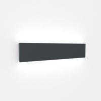 LED-WANDLEUCHTE Band L - Anthrazit, Metall (50.4/11/3.6cm) - Lumicom