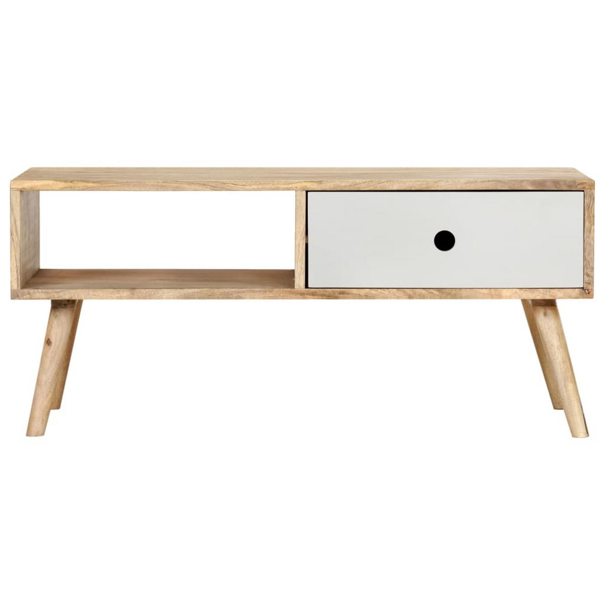 COUCHTISCH 90×50×40 cm Massivholz Mango - Braun, Holzwerkstoff (90/50/40cm) - furnicato