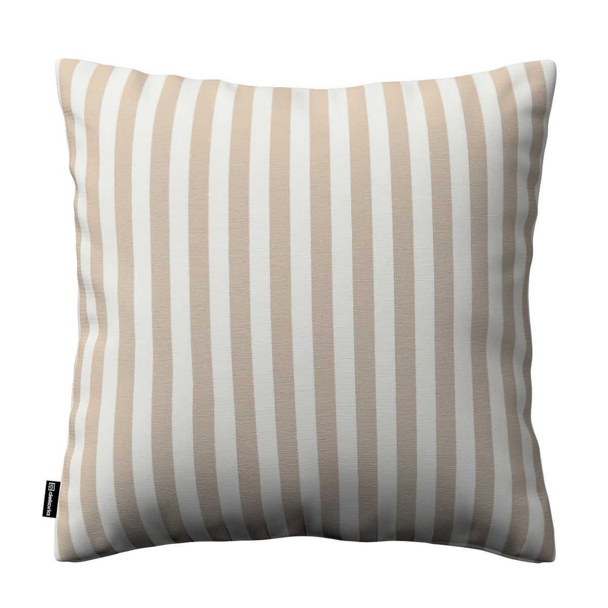 KISSENHÜLLE Quadro braun und weiß, 50x50 cm - Beige, Textil (50/50cm) - Dekoria