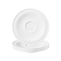 UNTERTASSEN Beat Color Glaze Weiß ø 16,7 cm 6er Set - Weiß, Keramik (16.7cm) - Seltmann Weiden