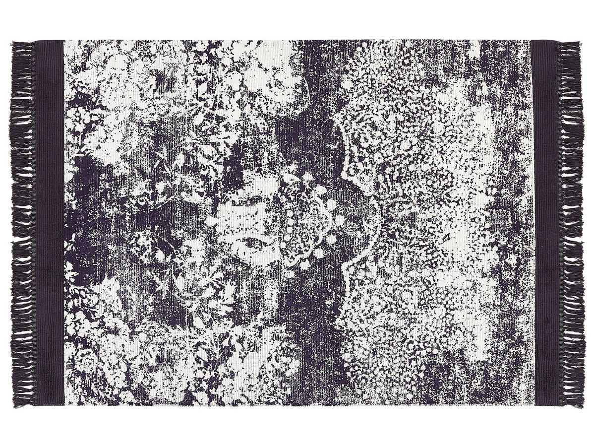 KURZFLOR-TEPPICH Akarsu 230/160 cm - Violett, Naturmaterialen (160/230cm) - Beliani