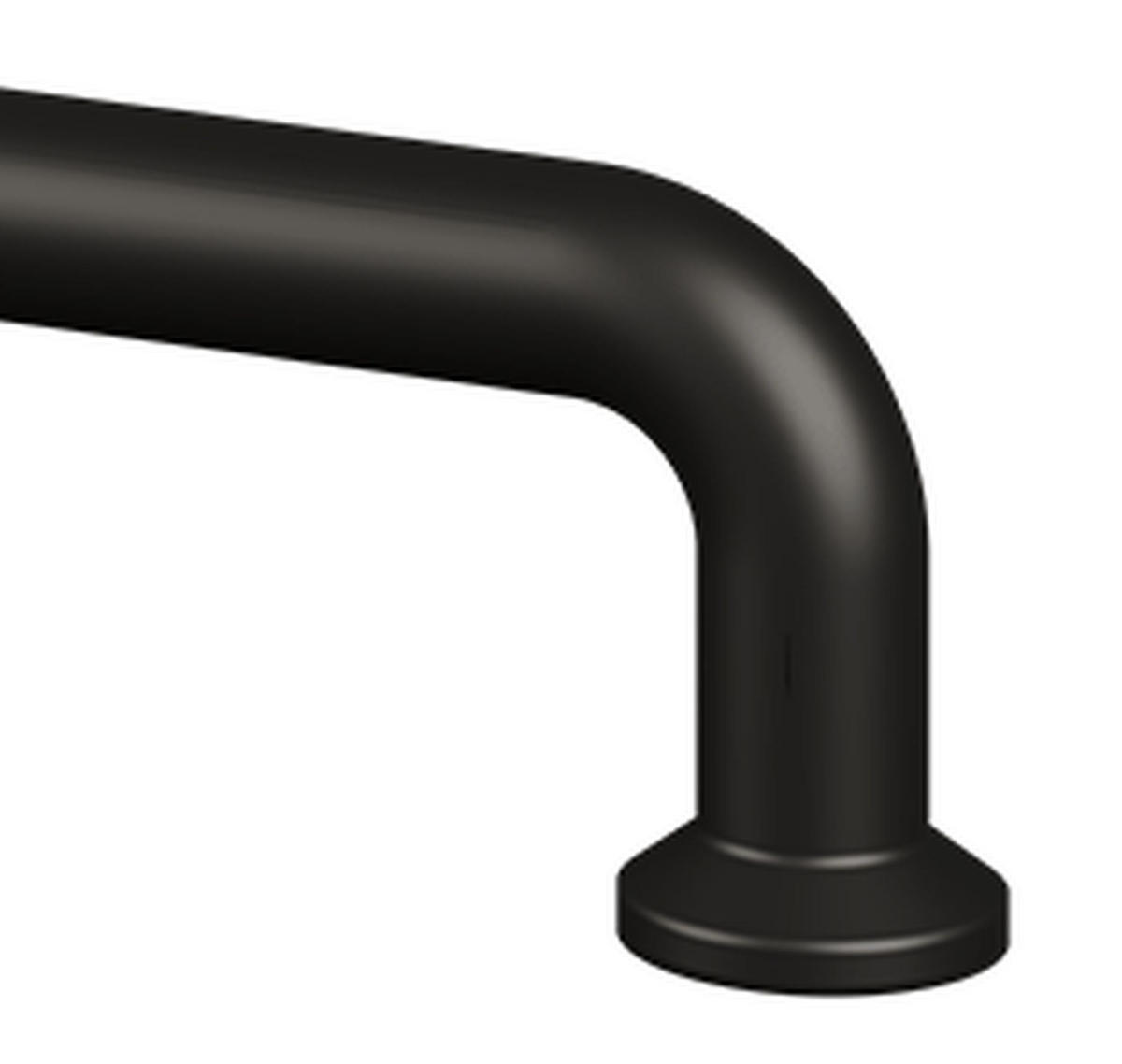 MÖBELGRIFF BA 160mm, Küchengriff Lira, Schrankgriff Schwarz - Schwarz, Metall (0.9/3/17.6cm)