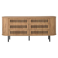 PŘÍBORNÍK Přírodní se 6 zásuvkami, 160 × 40 × 70 cm - přírodní, kompozitní dřevo (160/70/40cm) - Urban Meuble