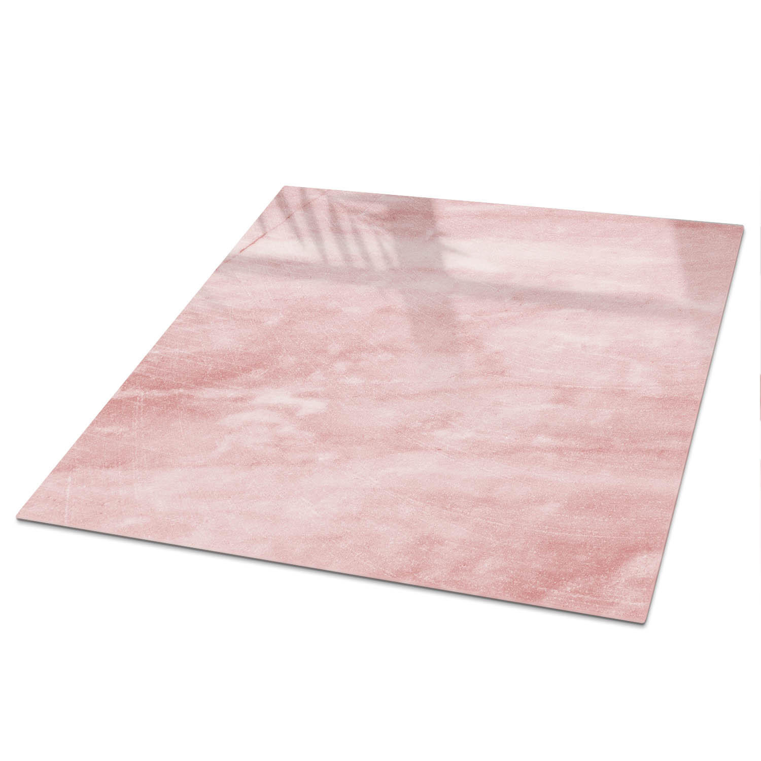 TISCHPLATTE 50x50 cm – Rosa Eleganz - Grau, Glas (50/50/0.4cm) - Wallfluent