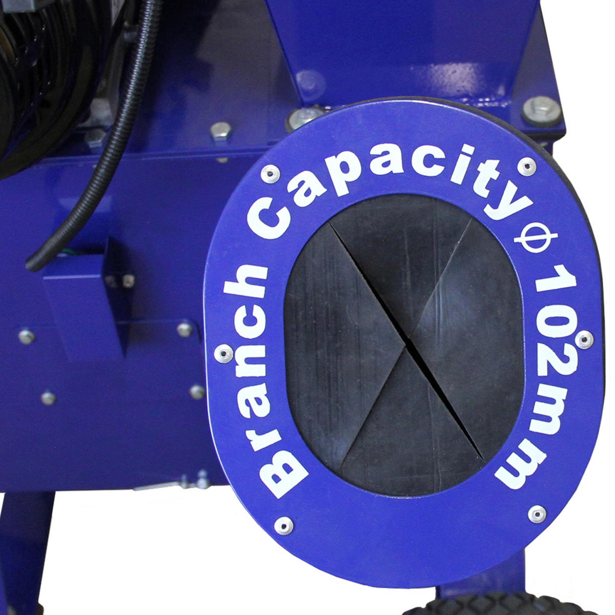 HOLZHÄCKSLER 15ps - Blau, Metall (64/88/134cm)