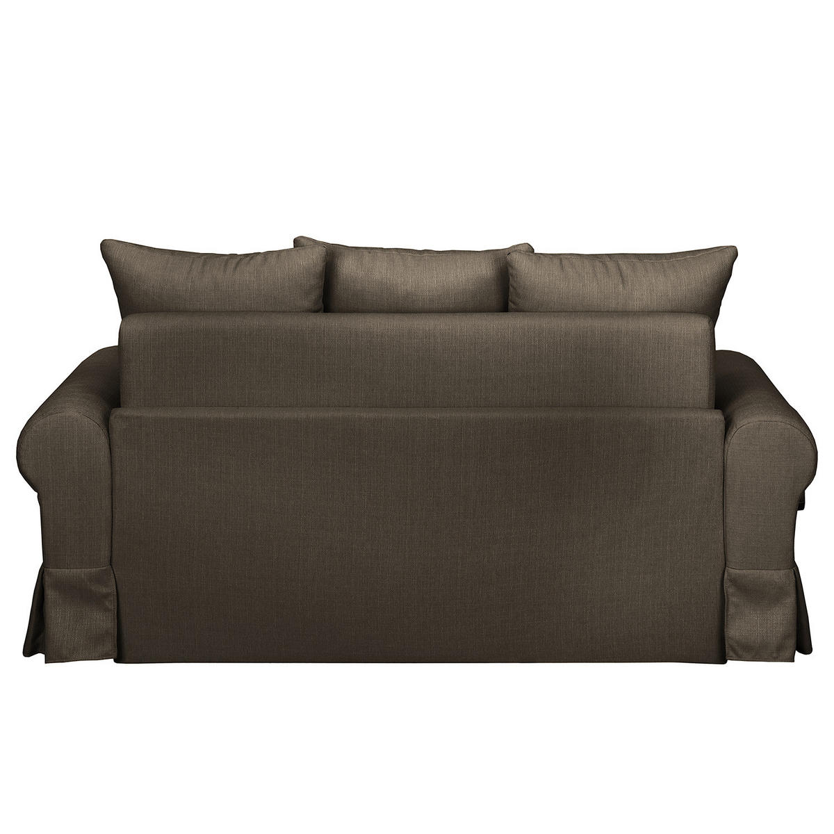 SCHLAFSOFA - Taupe, Textil (165/90/90cm) - home24