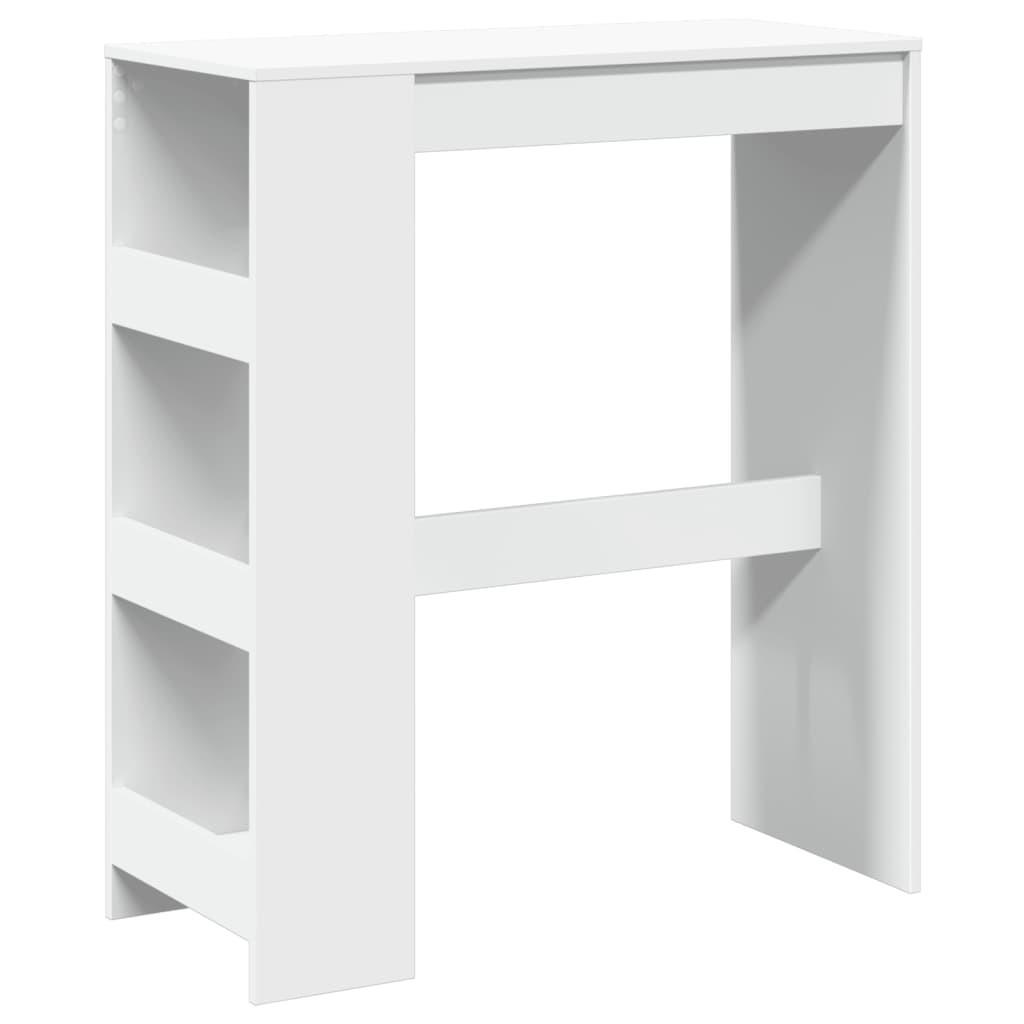 vidaXL Bartisch Weiß 90x103.5x40 cm
