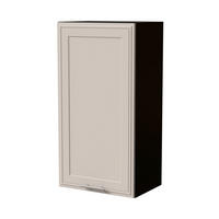 HÄNGESCHRANK Salo W4/50 Schwarz / Kaschmir Matt 50 / 32,5 / 96cm - Kaschmir/Schwarz, Holz/Holzwerkstoff (50/96/32.5cm) - Feldmann-Wohnen