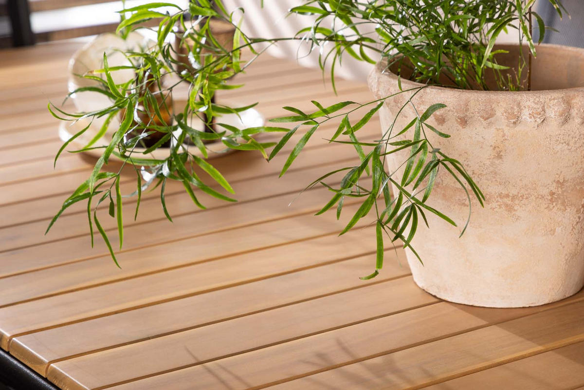 GARTENSET schwarz - Schwarz, Holzwerkstoff - ebuy24