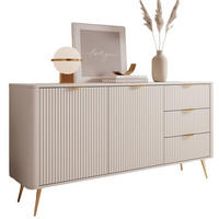 KOMMODE mit drei Schubladen BELLO Beige - Beige, Holzwerkstoff (163.2/81.2/38cm) - Compleo24