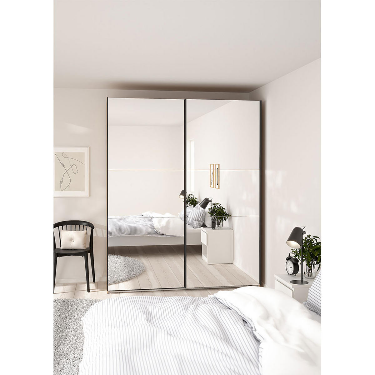 SCHIEBETÜRENSCHRANK, Como, Eiche, Holzwerkstoff, 179 x 67 x 221 cm - Eichefarben, Holzwerkstoff (179/221/67cm) - ebuy24