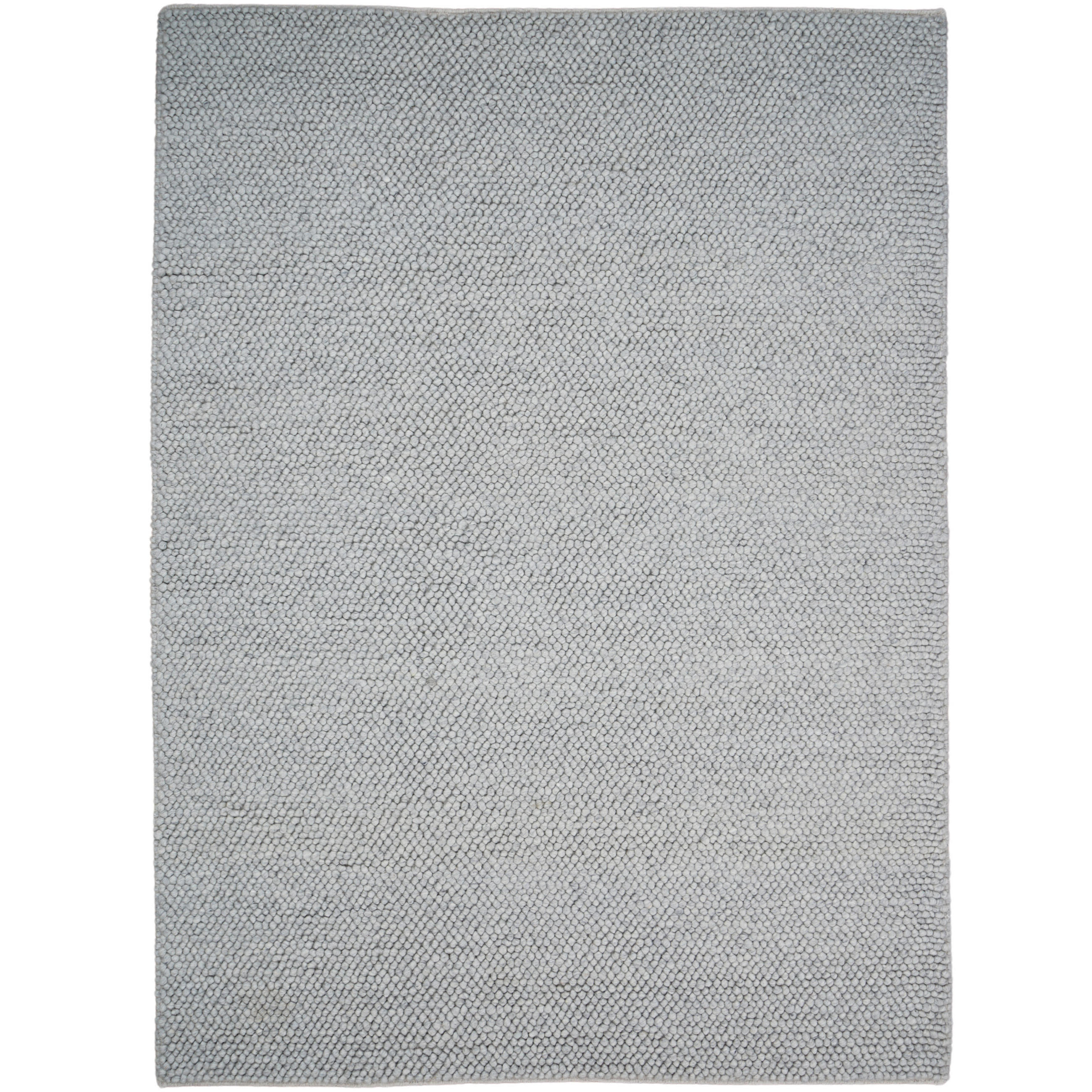 WOLLTEPPICH WOOLY 80/150 cm silber - Silberfarben, Naturmaterialien (80/150cm) - Consilio Concept
