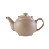 TEEKANNE 450 ml Steingut matt taupe, für 2 Tassen - Taupe, Keramik (0.36L) - Price & Kensington