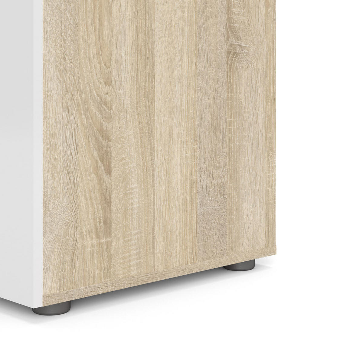 KLEIDERSCHRANK Eiche Dekor - Eiche Wotan, Holzwerkstoff (79/201/50cm) - ebuy24