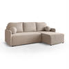 Ecksofa CUDDLE mit Schlaffunktion und Bettkasten, Quelle 05 - Beige, Textil (213/145cm) - Lookway