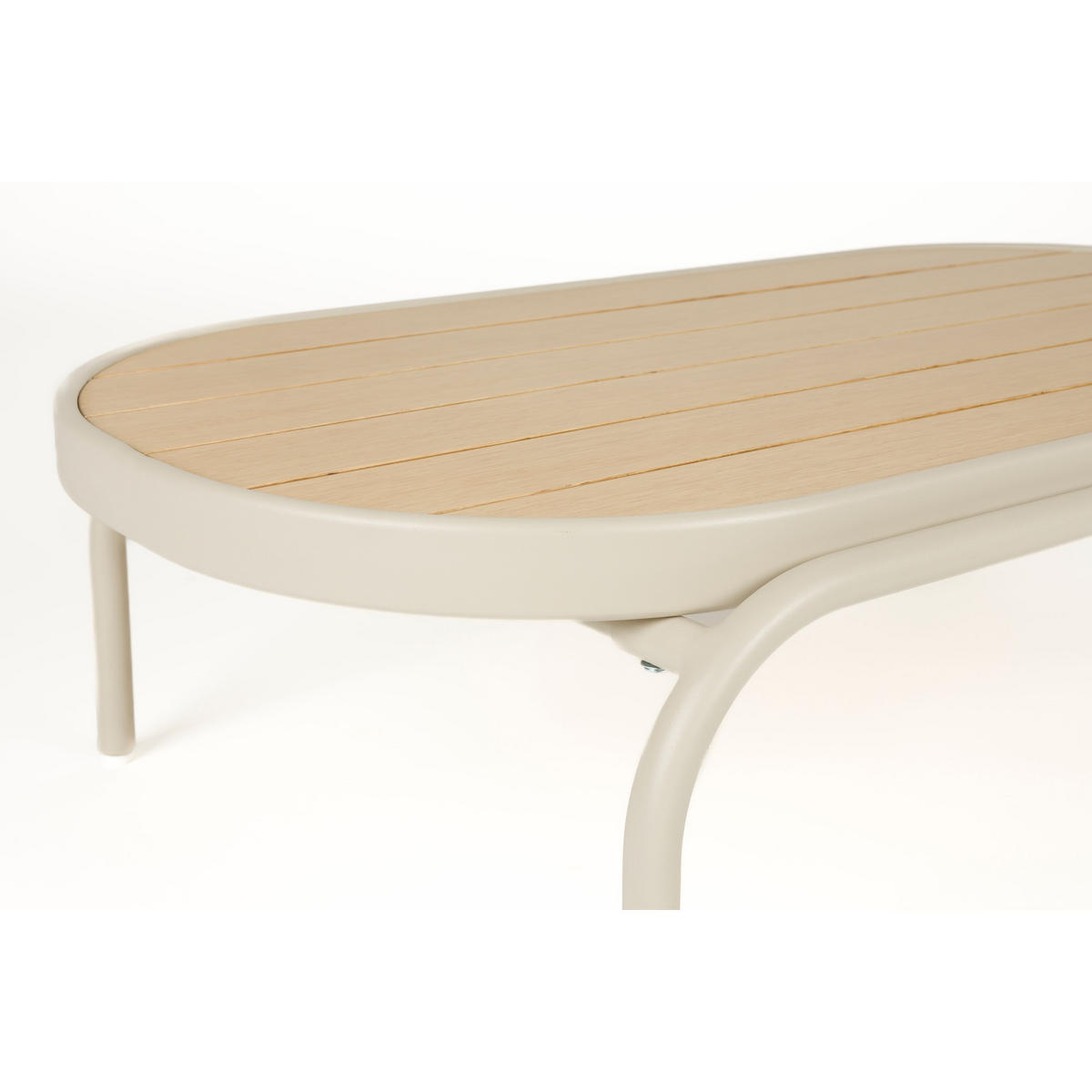 COUCHTISCH Vista Garten - Beige, Metall (110/62.5/32cm) - Zuiver