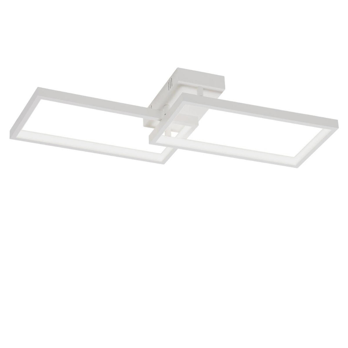 LED-DECKENLEUCHTE Kesselmark 39.0/7.5/80.0 cm - Weiß, Metall (80/39/7.5cm) - ZMH
