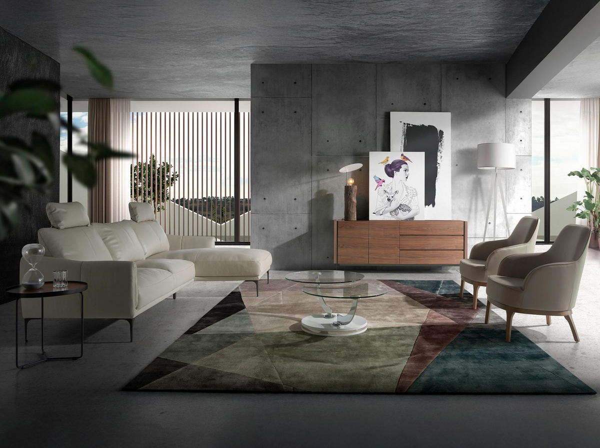 SESSEL Taupegrauer Öko-Leder-Drehsessel 71/71/90 cm - Nussbaumfarben/Grau, Textil (71/90/71cm) - ANGEL CERDA