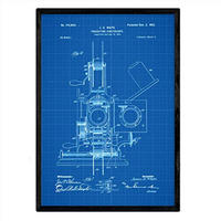 POSTER Kinetoscopio Patent 2 A3 Rahmenlos - Klar, Papier (29.7/5/42cm) - Nacnic