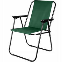 CAMPINGSTUHL Grün - Grün, Textil (51/73/46cm) - KRUMAD