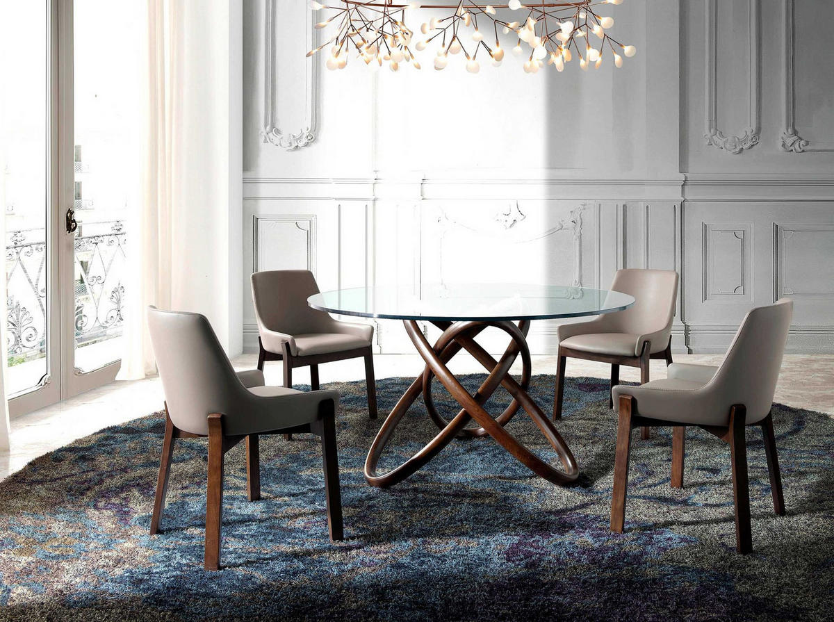 STUHL Dunkelnerz aus Kunstleder 59/60/80 cm - Taupe/Fango, Leder/Holz (59/80/60cm) - ANGEL CERDA