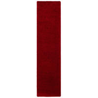 HOCHFLOR SHAGGY LÄUFER TEPPICH PALACE - Weinrot, Textil (80/200cm) - Snapstyle