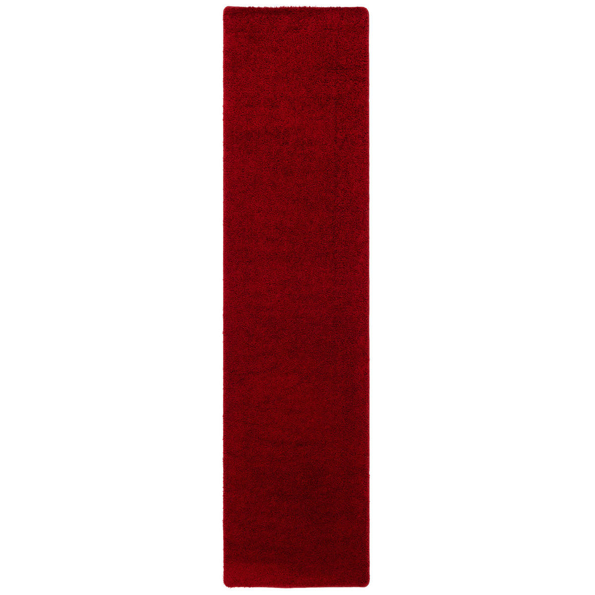 HOCHFLOR SHAGGY LÄUFER TEPPICH PALACE - Weinrot, Textil (80/200cm) - Snapstyle