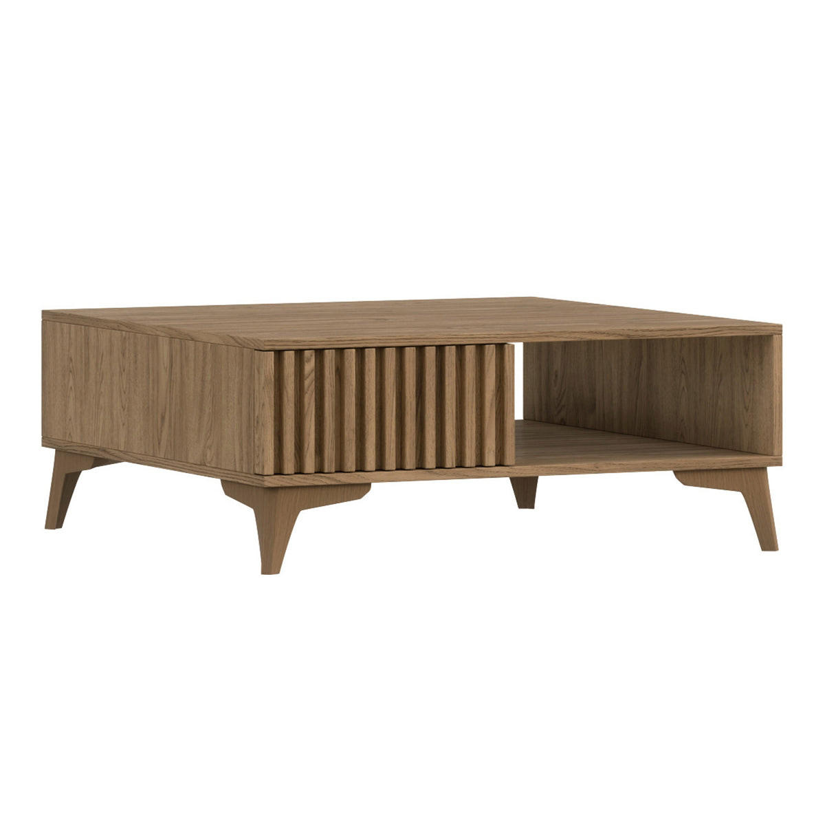 KLUBSKA MIZICA Esteban Les - rjava, leseni material (80/80/32cm) - Petits-meubles