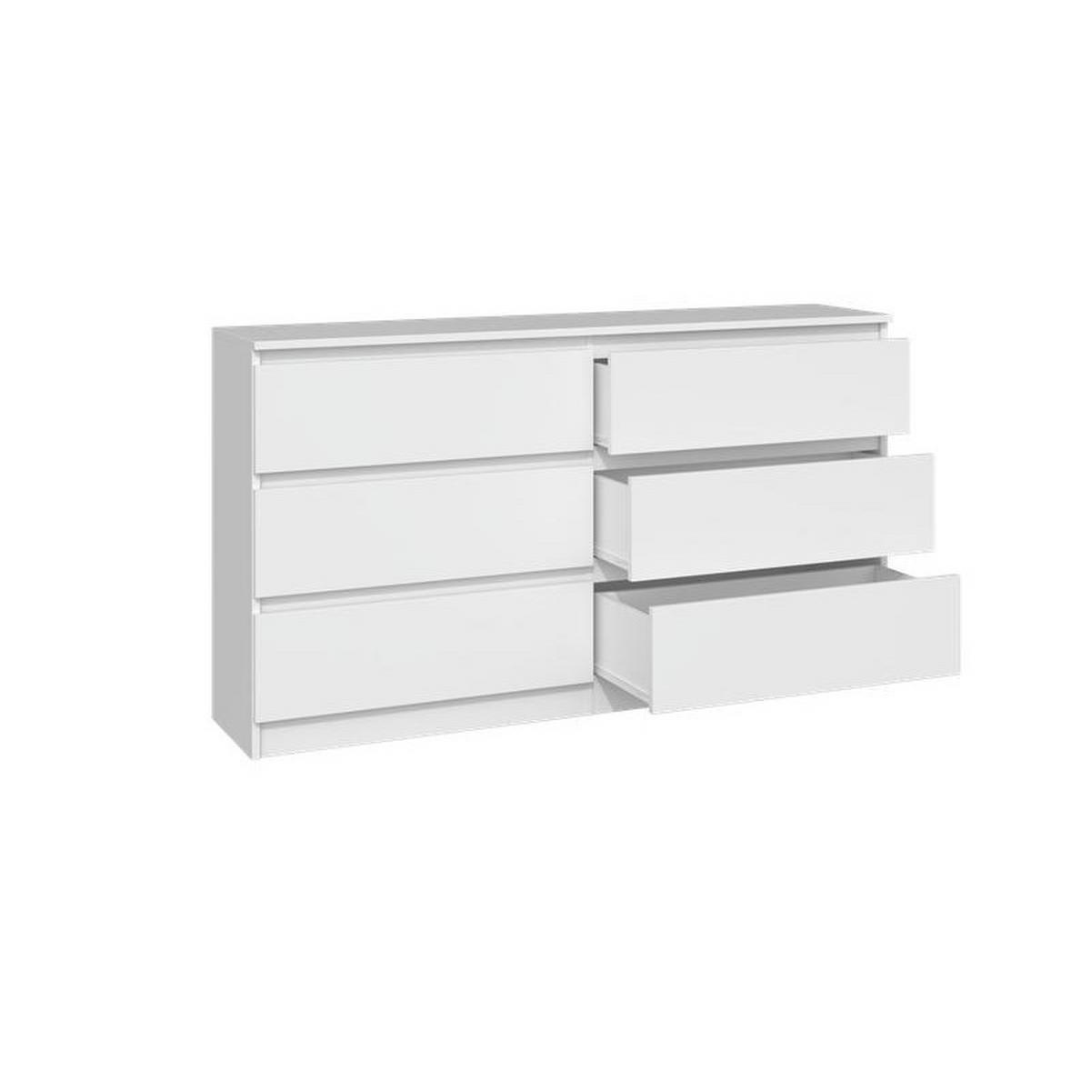 KOMMODE Weiß 138/75/40 - Weiß, Holzwerkstoff (138/75/40cm) - RAUMHIRSCH FURNITURE