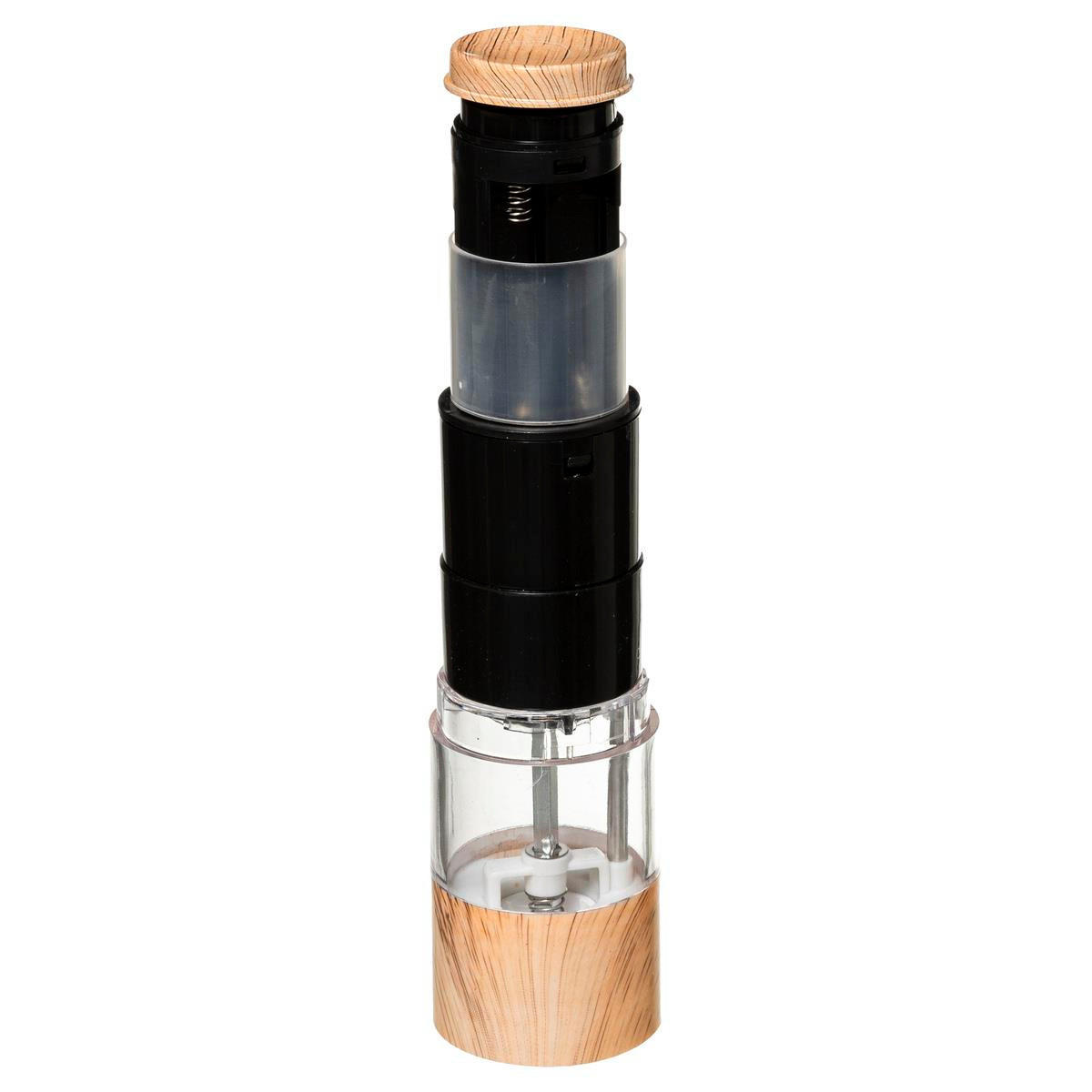 GEWÜRZMÜHLE Modern 5,5/5,5/22,3 cm - Grau, Kunststoff (5.5/22.3/5.5cm) - 5five Simply Smart
