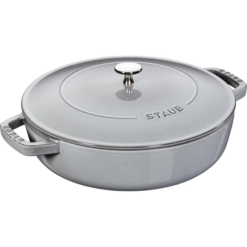 PFANNE Grau 33/29/9 cm 405114700 - Grau, Metall (28cm) - Staub