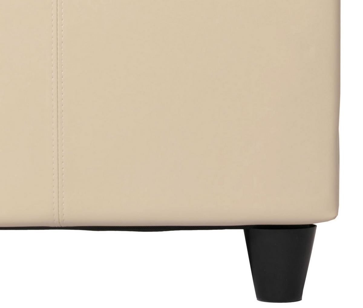 AUFBEWAHRUNGS-TRUHELARS XXL 45x180x45cm Wildlederimitat Stoff/Textil - Beige, Textil (180/45/45cm) - BERLINLODGE