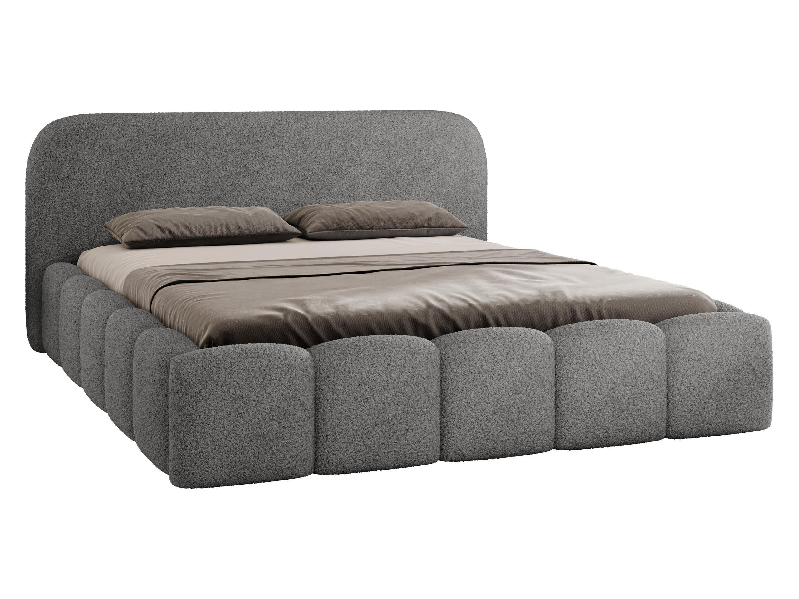 PAT TAPITAT Refola Boucle - culoare naturală/negru, material plastic/material textil (140/200cm) - MIRJAN24
