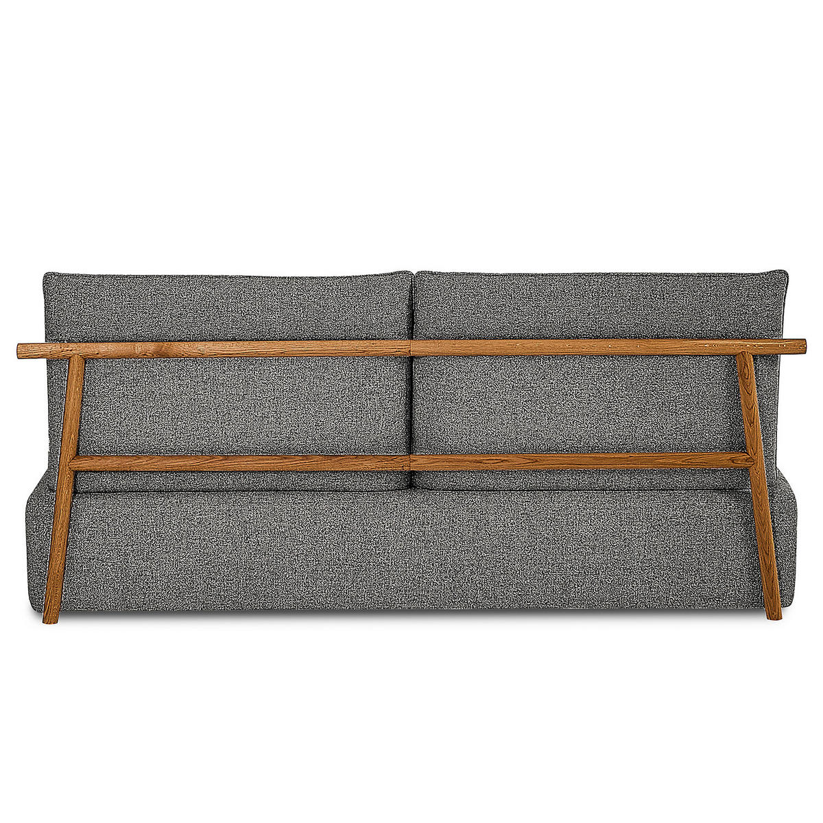 POLSTERBETT - Anthrazit, Textil (200/200cm) - home24