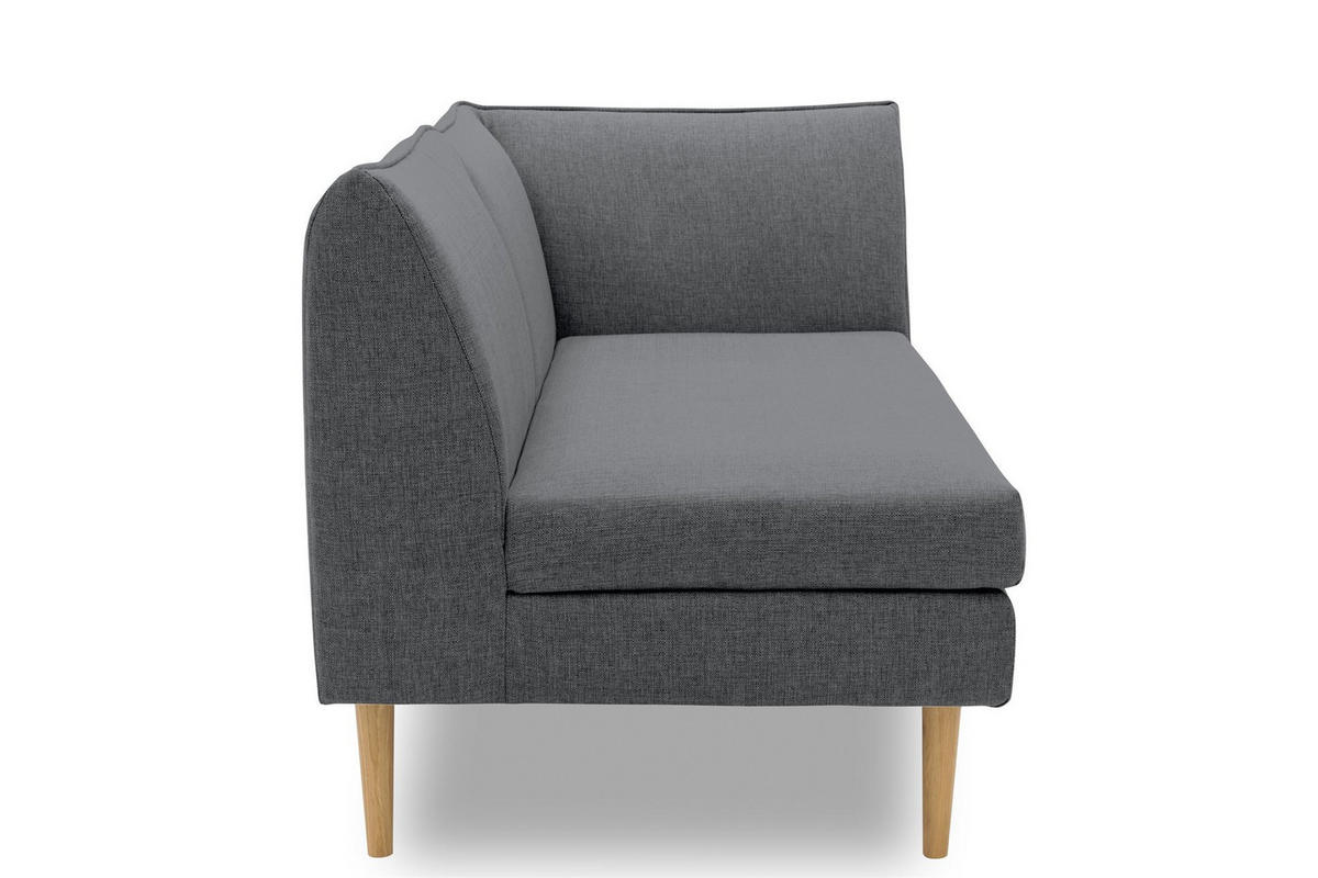 GARTENLOUNGE-SOFA 2-Sitzer Rechts Braelyn 159x82x82 Bezug in anthrazit - Anthrazit, Kunststoff (82/82/159cm) - 58aufmkessel