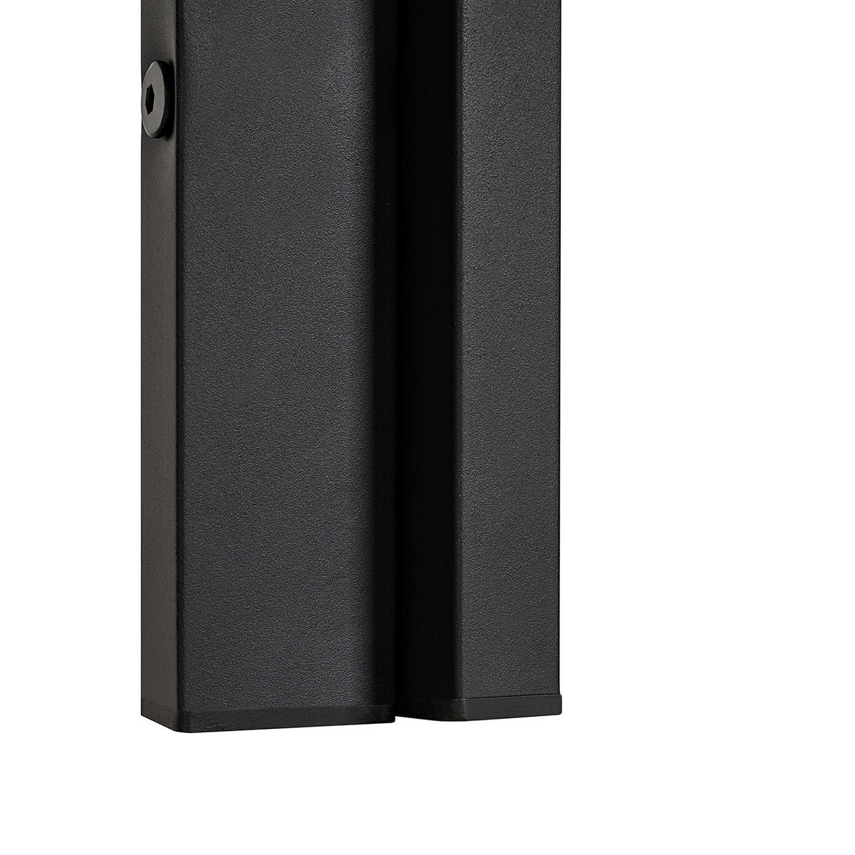 GARTENTISCH - Akazie massiv / Aluminium - Schwarz/Braun, Holz (100/100/73cm) - home24