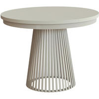 ESSTISCH Lumi, Runder, mit Metallbeinen, Kaschmir - Kaschmir, Holzwerkstoff/Metall (100/100/77cm) - Beautysofa