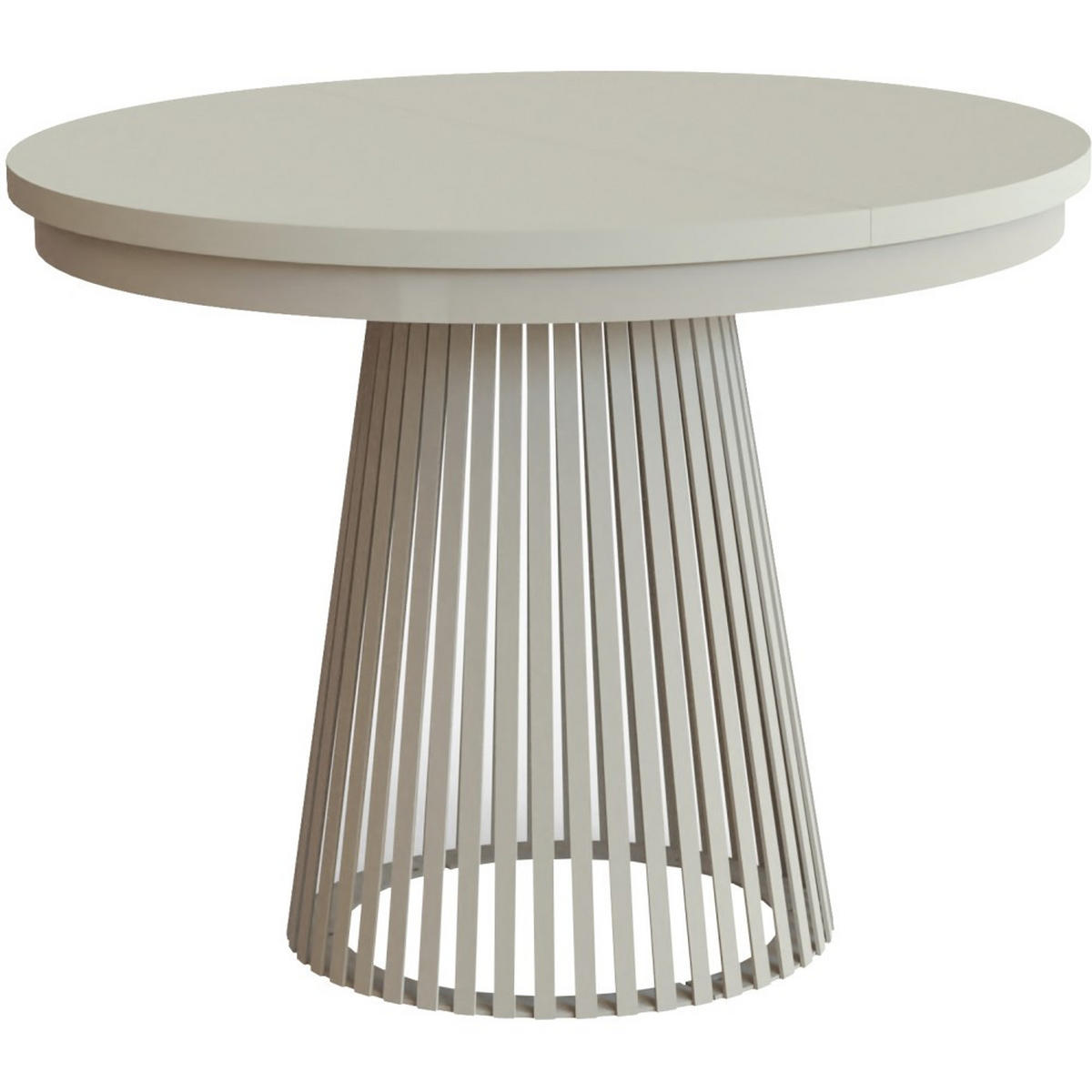 ESSTISCH Lumi, Runder, mit Metallbeinen, Kaschmir - Kaschmir, Holzwerkstoff/Metall (100/100/77cm) - Beautysofa