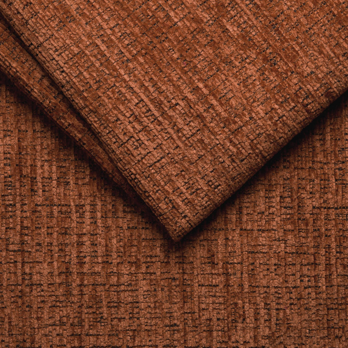 SOFA CLOUDI 2,5-Sitzer, rostrot - Schwarz/Orange, Holz/Textil (211/89/104cm) - Courtois Laville