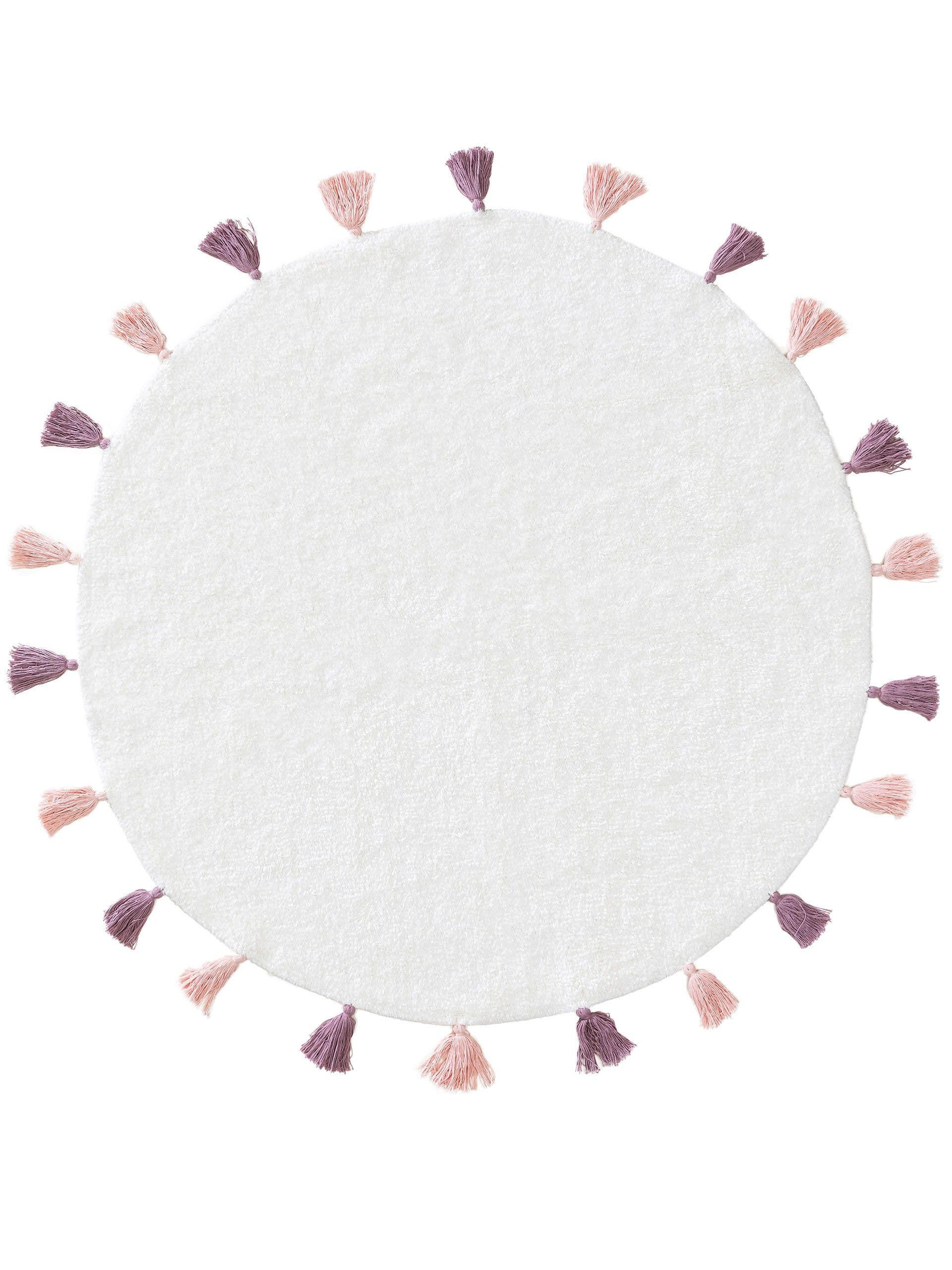 KINDERTEPPICH waschbar Malu Rosa ø 120 cm rund - Rosa, Textil (120/120cm) - Lytte