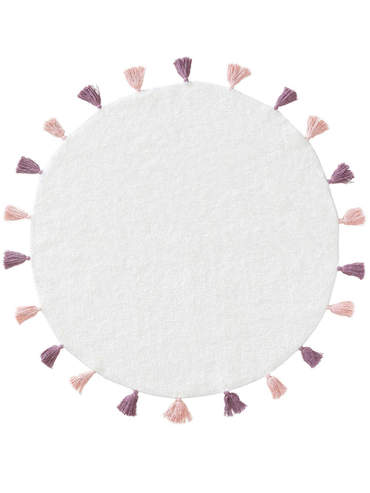KINDERTEPPICH waschbar Malu Rosa ø 80 cm rund - Rosa, Textil (80/80cm) - Lytte