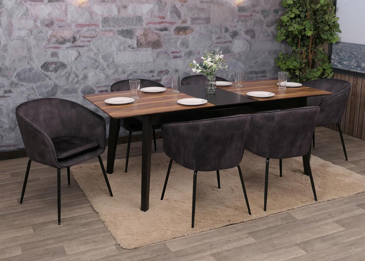 ESSZIMMERSTUHL Grau - Grau, Textil (57/79/53cm) - MCW