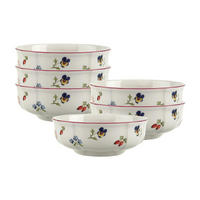 DESSERTSCHALEN Petite Fleur weiß ø 14,8 cm 6er Set - Weiß, Keramik (14.8cm) - Villeroy & Boch