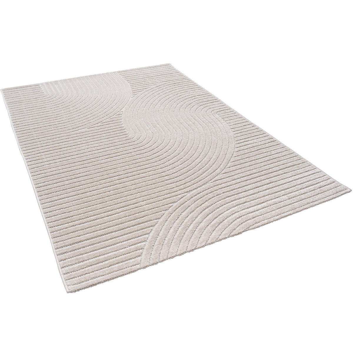 IN & OUTDOOR TEPPICH FLACHGEWEBE CLASSY - Creme, Textil (140/200cm) - Pergamon